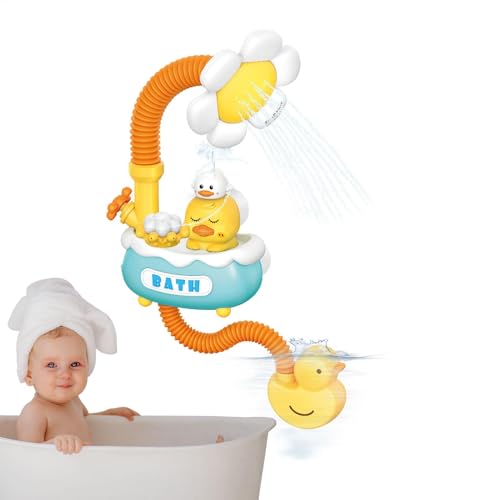 Sunflower Bath Toy, Colorful Funny Children Sprayer, Baby Shower Head, Adjustable Interactive Baby Shower Faucet, Spray Toys for Home Bathroom, 27.56x7.09x1.57 inches von Gvblkq