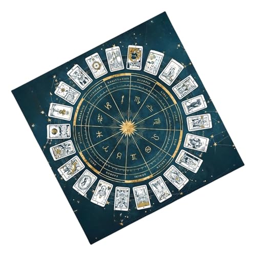 Tarot -Stoff - Altar Tarot Card Tischdecke | Flanell-Brettspiel-Matten-Karten-Pad Kurzes Plüschmaterial, zeremonielle Schönheit erweitert, Anti-Rutsch-Feature, Mehrzweckgebrauch, Astrologie-Orakel, 10 Tarot -Stoff - Altar Tarot Card Tischdecke | Flanell-Brettspiel-Matten-Karten-Pad Kurzes Plüschmaterial, zeremonielle Schönheit erweitert, Anti-Rutsch-Feature, Mehrzweckgebrauch, Astrologie-Orakel, 10 von Gvblkq