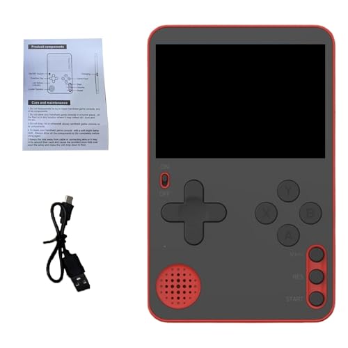 Tragbare Retro-Spielekonsole, Retro-Kinderspielmaschine, USB-Lade-Videospielkonsole für Schule, Geschäftsreise, Auto, Zuhause und Reisen, perfekt für nostalgischen Spaß überall von Gvblkq