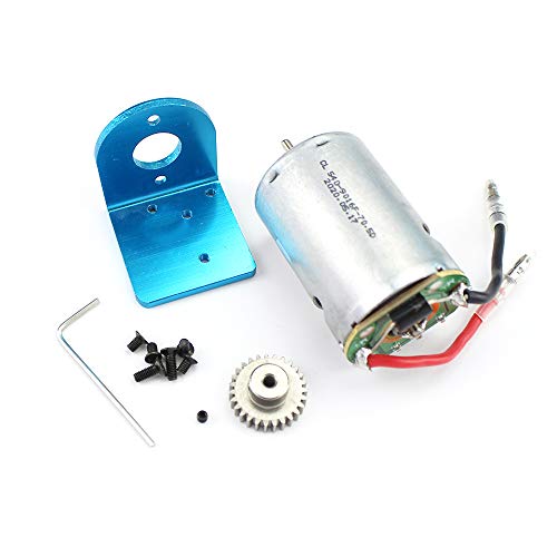 Gvvsjgdbis 540 BüRsten Motor mit Basis für A959-B A959B A969-B A979-B K929-B 1/18 RC Auto Upgrade Teile ZubehöR von Gvvsjgdbis