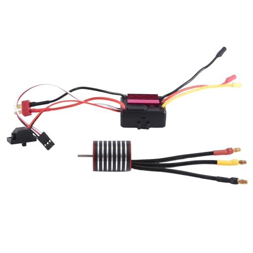 Gvvsjgdbis Wasserdichter 2430 7200KV Bürstenloser Motor mit 30A ESC Combo Set für 1/8 1/10 1/12 RC Crawler Car Truck Ersatzteile Zubehör von Gvvsjgdbis