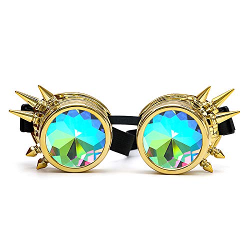 Gwezmxs Steampunk Brille Gläser Verstellbare Größe, Karneval/Cosplay/Halloween Accessoire - GXD231-H Gwezmxs Steampunk Brille Gläser Verstellbare Größe, Karneval/Cosplay/Halloween Accessoire - GXD231-H von Gwezmxs