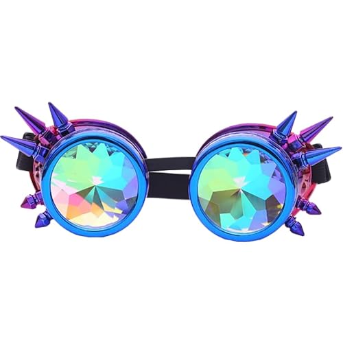 Gwezmxs Steampunk Brille Gläser Verstellbare Größe, Karneval/Cosplay/Halloween Accessoire - GXD231-J Gwezmxs Steampunk Brille Gläser Verstellbare Größe, Karneval/Cosplay/Halloween Accessoire - GXD231-J von Gwezmxs