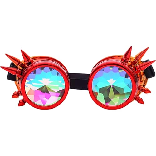 Gwezmxs Steampunk Brille Gläser Verstellbare Größe, Karneval/Cosplay/Halloween Accessoire - GXD231-M Gwezmxs Steampunk Brille Gläser Verstellbare Größe, Karneval/Cosplay/Halloween Accessoire - GXD231-M von Gwezmxs