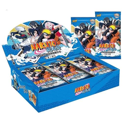 Gwrtozx NarutoNinja Cards Booster Box, offizielles Anime TCG CCG Sammelkarten-Set, 36 Packungen – 5 Karten/Packung (180 Karten) von Gwrtozx