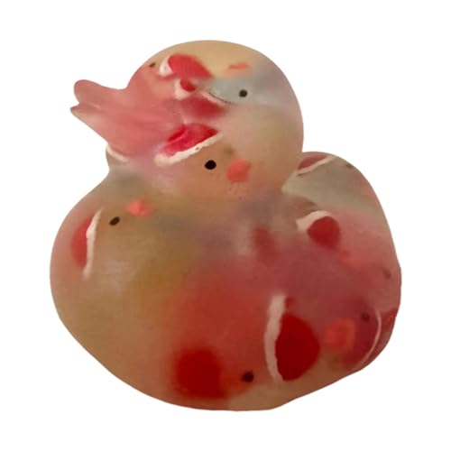 Enten Figur Niedliche Kleine Enten In Enten Dekoration Realistisch Enten Spielzeuge Aus Harz Miniatur Enten Desktop Ornamente Für Kinder, Kleinkinder, Mädchen 10x5x10,5x10cm von Gwtdtoad