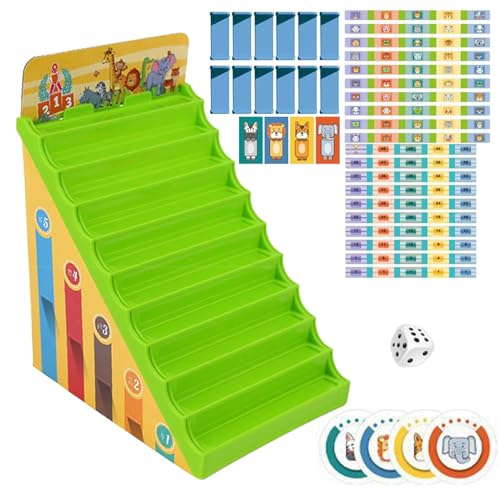 Gwtdtoad Kinder Dame Spiel | Mathe Lernspiel Für Kinder Mit Würfeln - Lernspielzeug Für Vorschule Familienfeiern Kindergarten Mädchen Klassenzimmer Gwtdtoad Kinder Dame Spiel | Mathe Lernspiel Für Kinder Mit Würfeln - Lernspielzeug Für Vorschule Familienfeiern Kindergarten Mädchen Klassenzimmer von Gwtdtoad