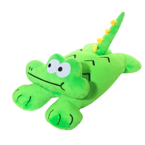 Gwtdtoad Krokodil Plüschtier Niedliche Krokodil Kuscheltier Weiche Krokodil Kuschelkissen Krokodil Stofftier Plüschkissen Spielzeug Für Kinder 18,9 X 9,8 Zoll von Gwtdtoad