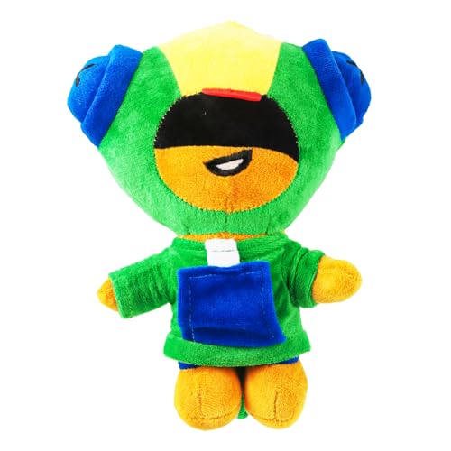 Brawl-Stars Kuscheltier, 21cm Brawl-Stars Plüschtiere, Plüschfigur Leon, Charaktere Puppe zum Thema Spiel, Brawl-Stars Leon Plüschpuppe, Geschenke für Fans Jungen Mädchen Kinder Geburtstag von Gxhong