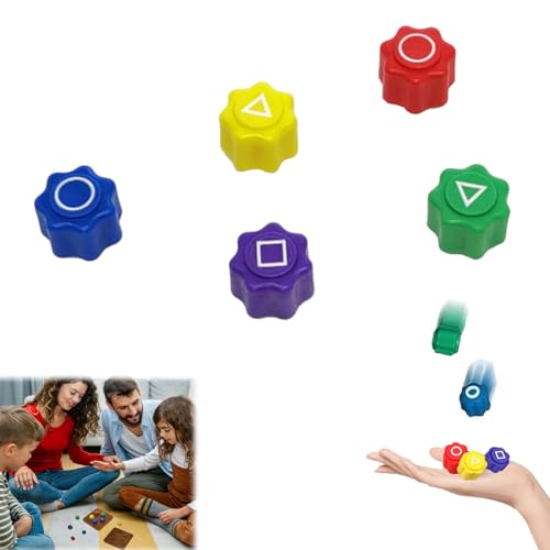 Gxlaihly Traditionelles Koreanisches Spiel,Gonggi Jack Stone Pebbles Set Spiel,Gonggi-Koreanisches Spiel Reaktionsspiel für Erwachsene und Kinder,Hand-Auge-Koordination Spiel Partyspiele (5pcs) von Gxlaihly