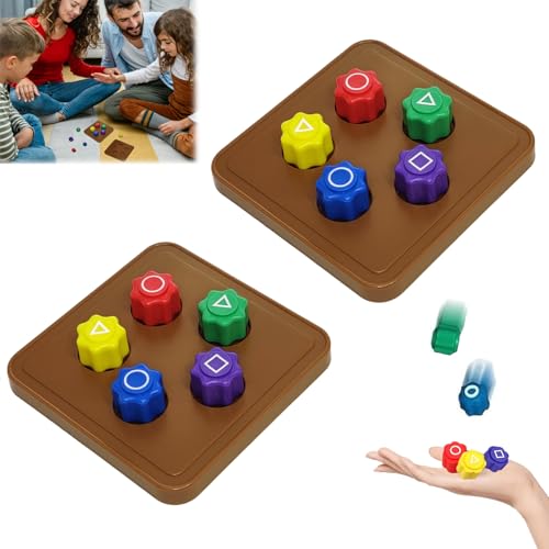 Gxlaihly Traditionelles Koreanisches Spiel,Gonggi Jack Stone Pebbles Set Spiel,Gonggi-Koreanisches Spiel Reaktionsspiel für Erwachsene und Kinder,Hand-Auge-Koordination Spiel Partyspiele (10pcs+2Base) von Gxlaihly