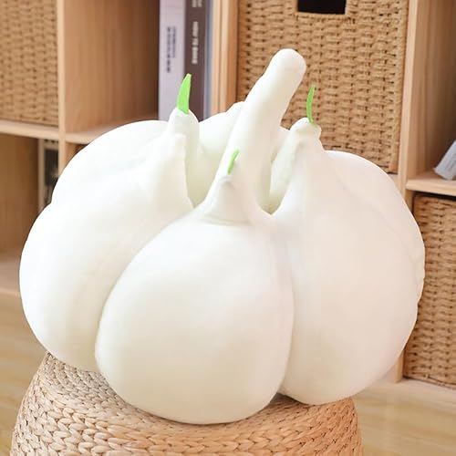 Gyagalre Garlic Pillow, Cute Garlic Shaped Plush Pillows, 15.7 Inch Funny Garlic Knot Pillow Home Decor for Kids Adults (40cm) von Gyagalre