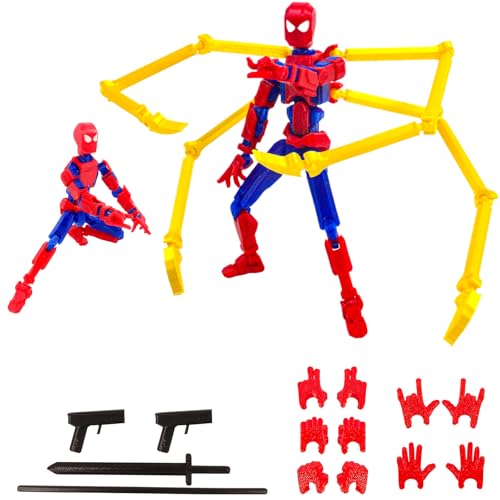 Gytera Spider-Guy Actionfiguren für Kinder, 13.5 cm Mit Beweglichen Gliedmaßen Superhelden Spielzeug, Action Figuren für Kinder EIN Geburtstagsgeschenk für Einen Jungen Mädchen von Gytera