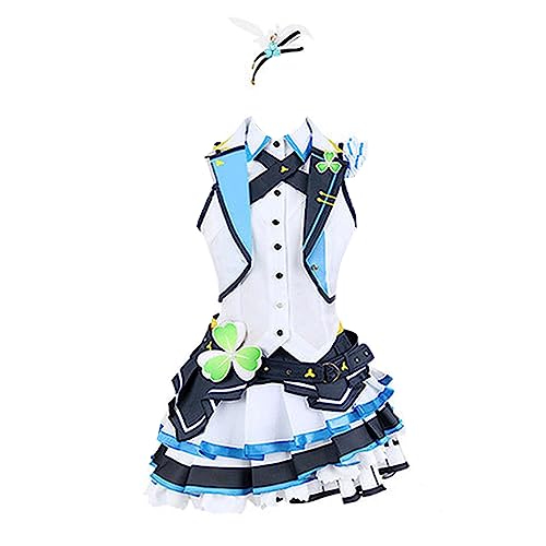 Gzcos Moon Anime Haruka Kiritani Cosplay Kostüm Kleid Damen Outfit Halloween von Gzcos Moon