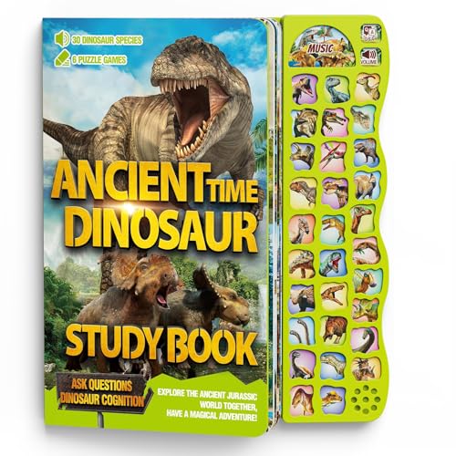Dinosaurier-Spielzeug für Kinder 3-5 Dinosaurier-Buch mit Sounds 30 Spezies Namen & realistische Sounds Interaktive Dinosaurier-Spielzeug für Jungen Mädchen Kinder Dinosaurier-Spielzeug für Kinder 3-5 Dinosaurier-Buch mit Sounds 30 Spezies Namen & realistische Sounds Interaktive Dinosaurier-Spielzeug für Jungen Mädchen Kinder von Gzsbaby