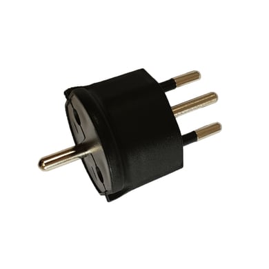 Hartig und Helling Netzadapter CH schwarz von H+H