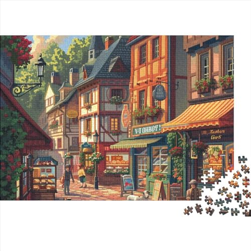 Puzzle 1000 Teile Puzzle Erwachsene Lernspiel Motive Für Jeden Geschmack City 1000 Stück Puzzle Holzpuzzles 1000-teilige Hölzern Herausforderndes Puzzle 1000pcs (75x50cm) von HAAPYILUO