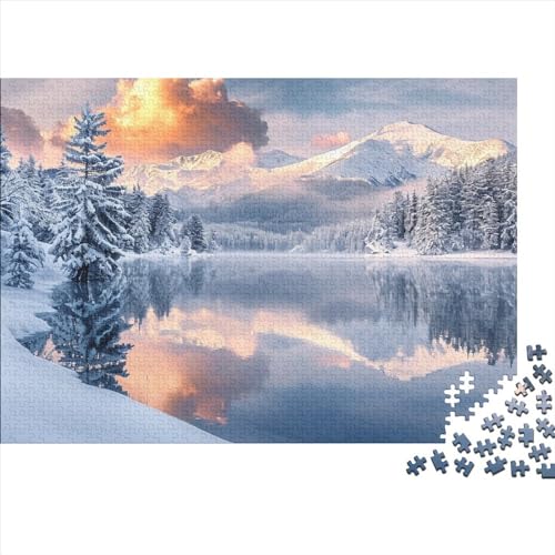 Puzzle 1000 Teile Puzzle Erwachsene Lernspiel Puzzel Große Puzzles 1000 Stück Puzzle Herausforderungsspielzeug 1000 Puzzleteile Herausforderndes Puzzle 1000pcs (75x50cm) von HAAPYILUO