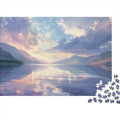 Puzzle 1000 Teile Puzzle Erwachsene Lernspiel Puzzel Große Puzzles 1000 Stück Puzzle Spielzeug Geschenk 1000-teilige Hölzern Herausforderndes Puzzle 500pcs (52x38cm) von HAAPYILUO