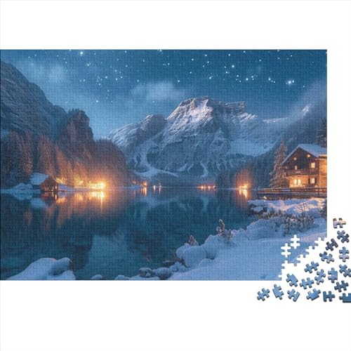 Puzzle 1000 Teile Puzzle Erwachsene Lernspiel Puzzel Große Puzzles 1000 Stück Puzzle Spielzeug Geschenk 1000-teilige Hölzern Kreatives Puzzl 1000pcs (75x50cm) von HAAPYILUO