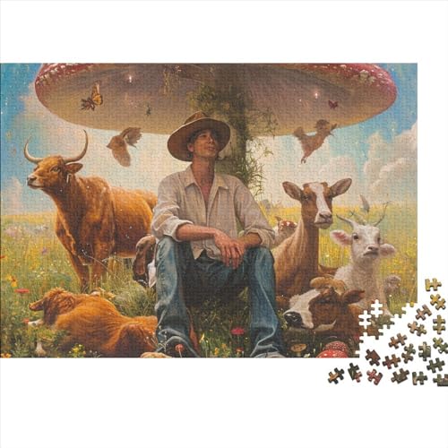 Puzzle 1000 Teile Puzzle Erwachsene Lernspiel Puzzel Große Puzzles Animal 1000 Stück Puzzle Holzpuzzles 1000-teilige Hölzern Herausforderndes Puzzle 1000pcs (75x50cm) von HAAPYILUO