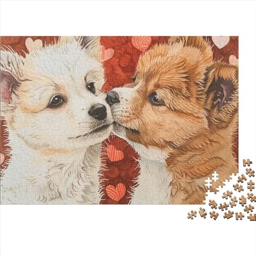 Puzzle 1000 Teile Puzzle Erwachsene Lernspiel Puzzel Große Puzzles Dog 1000 Stück Puzzle Wanddekoration 1000-teilige Hölzern Kreatives Puzzl 1000pcs (75x50cm) von HAAPYILUO