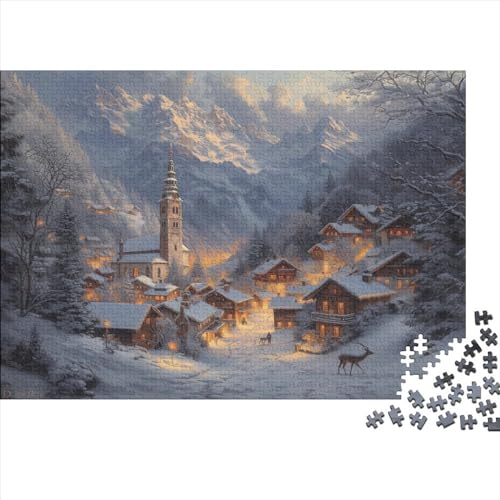 Puzzle 1000 Teile Puzzle Erwachsene Lernspiel Puzzleteilige Motive 1000 Stück Puzzle Herausforderungsspielzeug 1000-teilige Hölzern Herausforderndes Puzzle 1000pcs (75x50cm) von HAAPYILUO