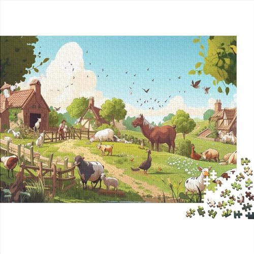 Puzzle 1000 Teile Puzzle Erwachsene Lernspiel Puzzleteilige Motive 1000 Stück Puzzle Herausforderungsspielzeug 1000-teilige Hölzern Kreatives Puzzl 1000pcs (75x50cm) von HAAPYILUO