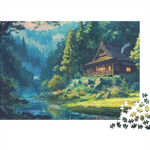 Puzzle 1000 Teile Puzzle Erwachsene Lernspiel Puzzleteilige Motive 1000 Stück Puzzle Spielzeug Geschenk 1000-teilige Hölzern Herausforderndes Puzzle 1000pcs (75x50cm) von HAAPYILUO