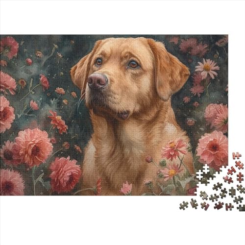 Puzzle 1000 Teile Puzzle Erwachsene Lernspiel Puzzleteilige Motive Dog 1000 Stück Puzzle Herausforderungsspielzeug 1000-teilige Hölzern Herausforderndes Puzzle 1000pcs (75x50cm) von HAAPYILUO