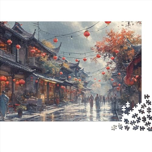 Puzzle 300 Teile Puzzle Erwachsene Lernspiel Puzzel Große Puzzles 300 Stück Puzzle Herausforderungsspielzeug 300-teilige Hölzern Herausforderndes Puzzle 300pcs (40x28cm) von HAAPYILUO