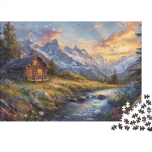 Puzzle 300 Teile Puzzle Erwachsene Lernspiel Puzzel Große Puzzles 300 Stück Puzzle Holzpuzzles 300-teilige Hölzern Herausforderndes Puzzle 300pcs (40x28cm) von HAAPYILUO