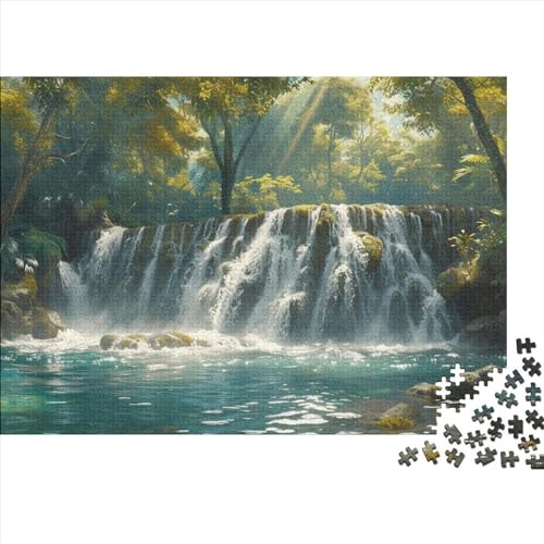 Puzzle 300 Teile Puzzle Erwachsene Lernspiel Puzzel Große Puzzles 300 Stück Puzzle Wanddekoration 300-teilige Hölzern Herausforderndes Puzzle 300pcs (40x28cm) von HAAPYILUO