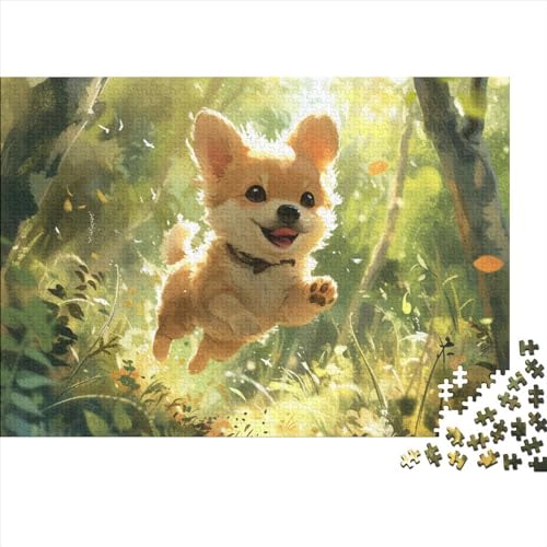 Puzzle 300 Teile Puzzle Erwachsene Lernspiel Puzzel Große Puzzles Dog 300 Stück Puzzle Wanddekoration 300 Puzzleteile Herausforderndes Puzzle 300pcs (40x28cm) von HAAPYILUO