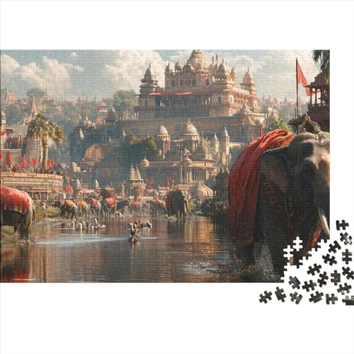 Puzzle 300 Teile Puzzle Erwachsene Lernspiel Puzzleteilige Motive 300 Stück Puzzle Wanddekoration 300-teilige Hölzern Herausforderndes Puzzle 300pcs (40x28cm) von HAAPYILUO