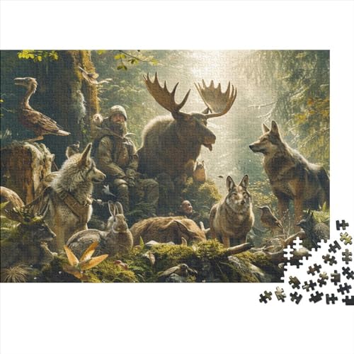 Puzzle 500 Teile Puzzle Erwachsene Lernspiel Abwechslungsreiche Puzzlespiele 500 Stück Puzzle Holzpuzzles 500 Puzzleteile Herausforderndes Puzzle 500pcs (52x38cm) von HAAPYILUO