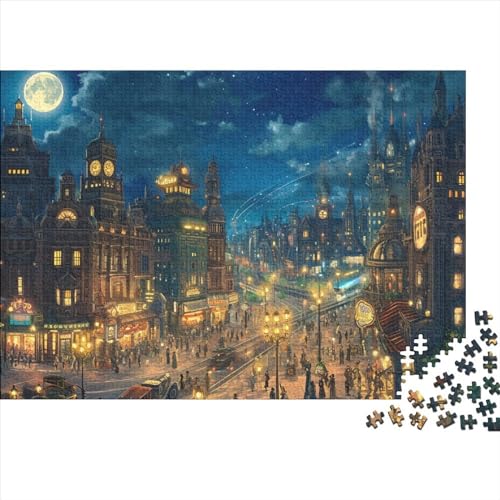 Puzzle 500 Teile Puzzle Erwachsene Lernspiel Abwechslungsreiche Puzzlespiele 500 Stück Puzzle Holzpuzzles 500 Puzzleteile Kreatives Puzzl 500pcs (52x38cm) von HAAPYILUO