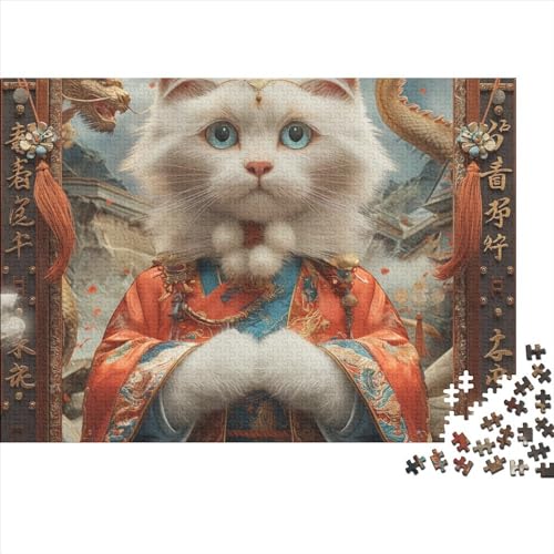 Puzzle 500 Teile Puzzle Erwachsene Lernspiel Puzzel Große Puzzles Cat 500 Stück Puzzle Herausforderungsspielzeug 500 Puzzleteile Herausforderndes Puzzle 500pcs (52x38cm) von HAAPYILUO