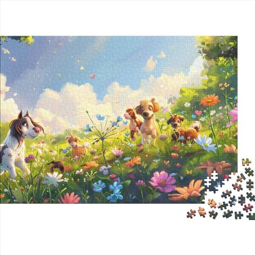 Puzzle 500 Teile Puzzle Erwachsene Lernspiel Puzzleteilige Motive 500 Stück Puzzle Herausforderungsspielzeug 500-teilige Hölzern Herausforderndes Puzzle 500pcs (52x38cm) von HAAPYILUO