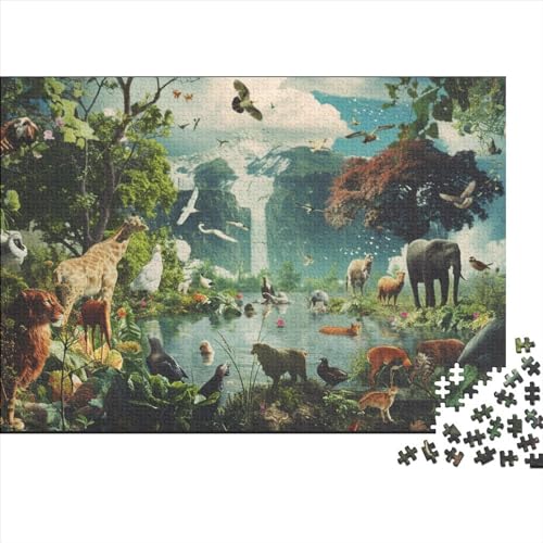 Puzzle 500 Teile Puzzle Erwachsene Lernspiel Puzzleteilige Motive 500 Stück Puzzle Wanddekoration 500 Puzzleteile Herausforderndes Puzzle 500pcs (52x38cm) von HAAPYILUO