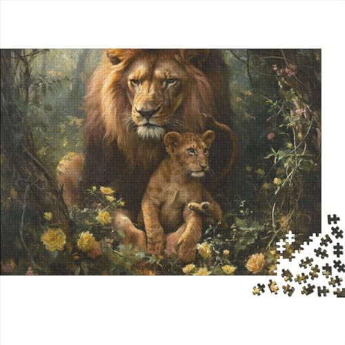 Puzzle 500 Teile Puzzle Erwachsene Lernspiel Puzzleteilige Motive Animal 500 Stück Puzzle Wanddekoration 500-teilige Hölzern Herausforderndes Puzzle 500pcs (52x38cm) von HAAPYILUO