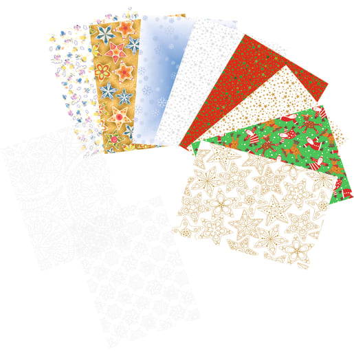 Sachenmacher Transparentpapier Weihnachten, 100 g/m², 40 x 30 cm, 50 Blätter von HABA Pro