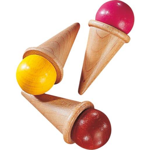 15 Eistüten mit Kugel, Holz, Kaufladen & Kinderküche, ab 3 Jahren 15 Eistüten mit Kugel, Holz, Kaufladen & Kinderküche, ab 3 Jahren von HABA