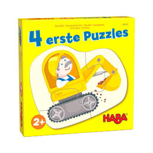 4 erste Puzzles – Baustelle von HABA 