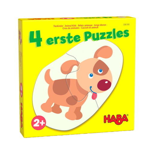 4 erste Puzzles – Tierkinder von HABA 