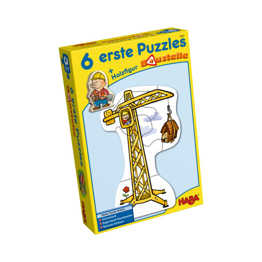 6 erste Puzzle Baustelle von HABA 