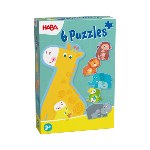 6 erste Puzzles – Tierfamilie 6 erste Puzzles – Tierfamilie von HABA