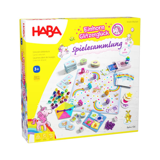 Einhorn Glitzerglück – Spielesammlung von HABA 