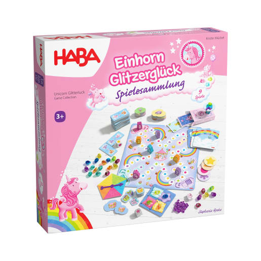 Einhorn Glitzerglück – Spielesammlung Einhorn Glitzerglück – Spielesammlung von HABA