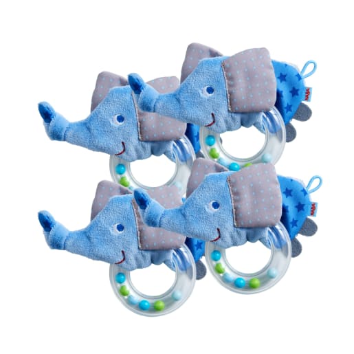 4er-Set Greifling Elefant, ab 6 Monaten 4er-Set Greifling Elefant, ab 6 Monaten von HABA